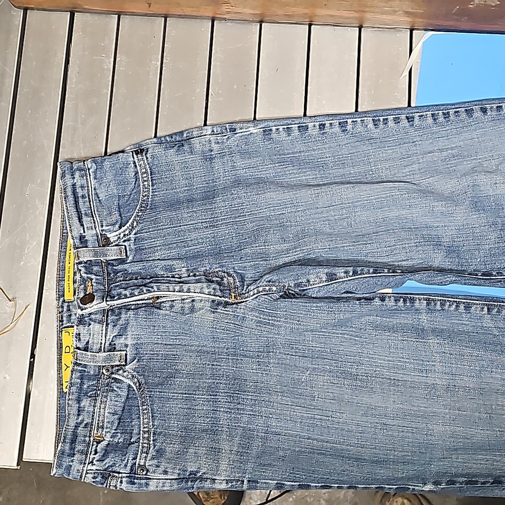 NYDJ  Vintage Y2K Not you Daughters Tummy Tuck Blue Denim Bootcut Jeans  2p